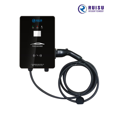 LCD 디스플레이를 가진 잘 고정된 AC EV 충전기 32A 유형 2 휴대용 Evse