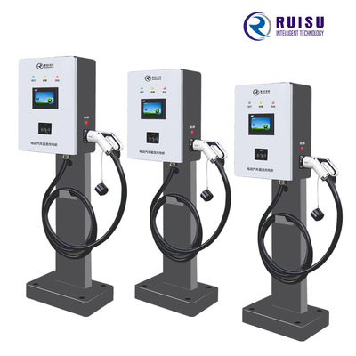 장비를 전기 용량 터치 스크린 CCS1 CCS2로 채우는 30KW EV 충전기 DC 고속 EV