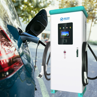 두 배 총으로 상업적인 공중 180kw EV 충전기 빠른 위탁