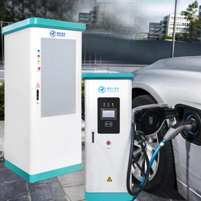 LCD 터치스크린 OCCP 커뮤니케이션 480KW를 가진 지면에 의하여 거치되는 빠른 EV 충전기