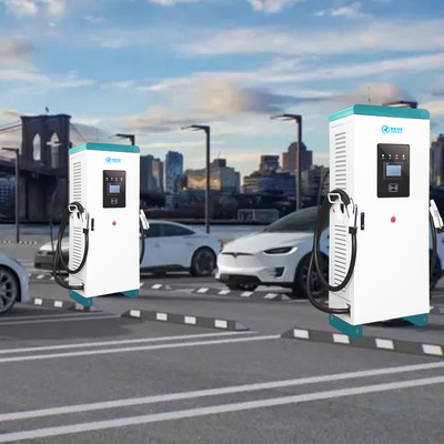두 배 위탁 총에 하나에서 빠른 위탁 DC 120kw EV 충전기 전부