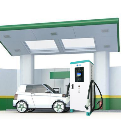 두 배 위탁 총에 하나에서 빠른 위탁 DC 120kw EV 충전기 전부